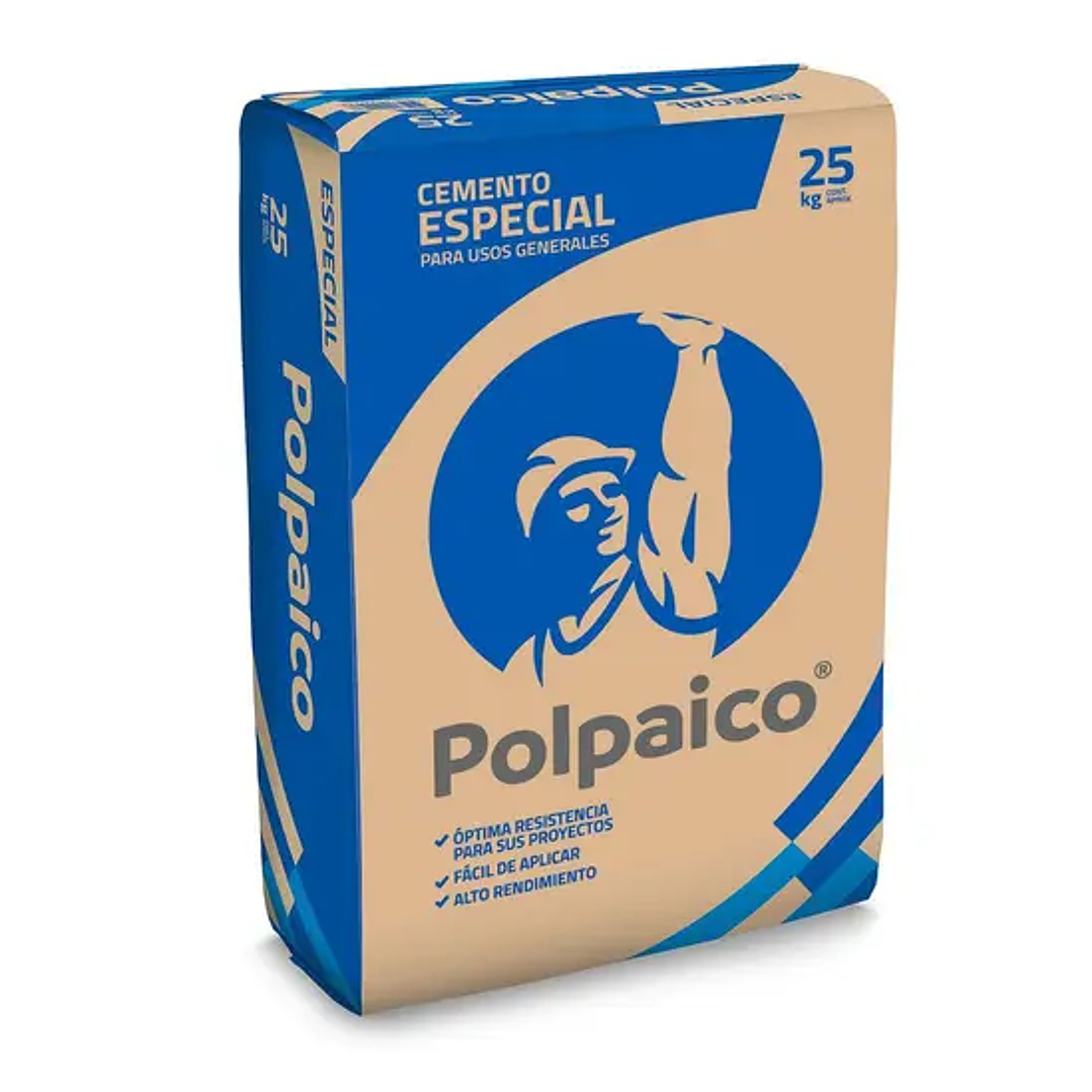 Cemento especial 25 kg Polpaico 1