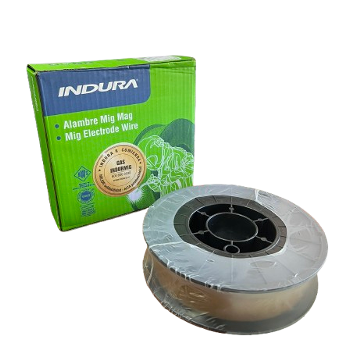 Alambre MIG ER70S-6 Indura 0.8 mm Rollo 5 kg 1