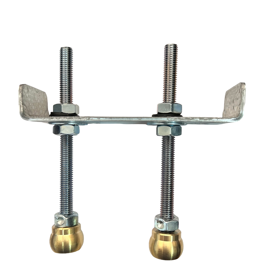 Guía Doble 25 mm L Bronce  1