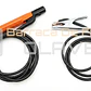 SET CABLE PARA SOLDAR 1 × 25 MM² – PORTAELECTRODO 4 M + TIERRA 2 M DINSE 10/25 - Miniatura 1