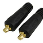 SET CABLE PARA SOLDAR 1 × 25 MM² – PORTAELECTRODO 4 M + TIERRA 2 M DINSE 10/25 - Miniatura 2