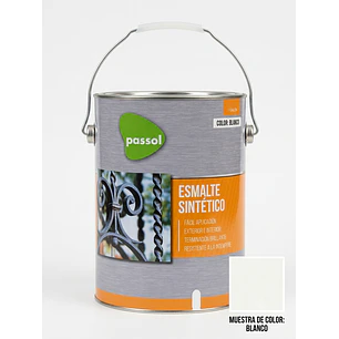 ESMALTE SINTÉTICO SEMIBRILLO BLANCO 1 GALÓN PASSOL