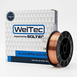 Alambre MIG 70S-6 0,8 mm 15 kg WelTec