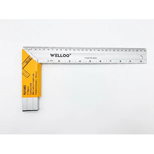 Escuadra Carpintera de Aluminio 12