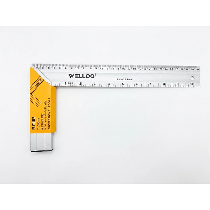 Escuadra Carpintera de Aluminio 12