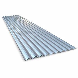 Plancha de Zinc Acanalada 0,35 x 762 x 3660 mm