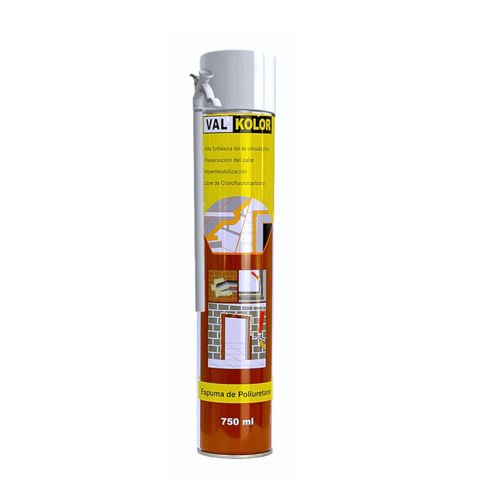 Espuma Expansiva de Poliuretano Valkolor 750 ml 1