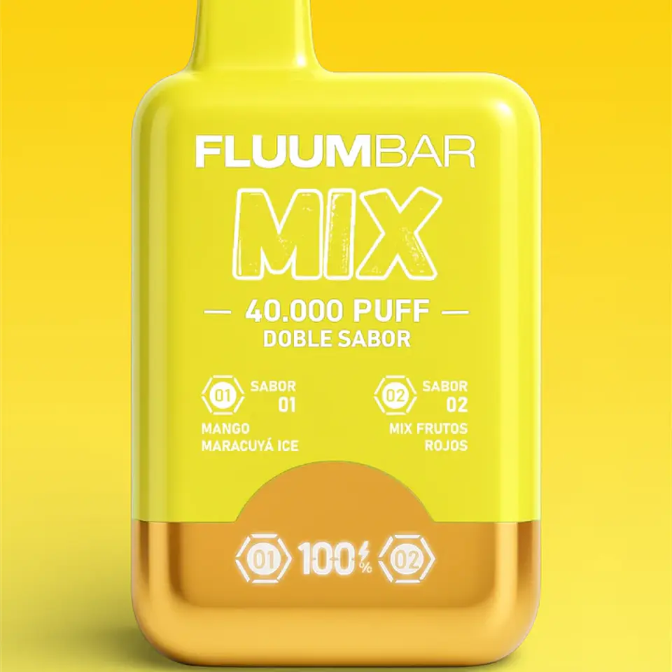 Vaporizador Fluumbar Mix 40.000 Puffs ( Doble Sabor ) 3