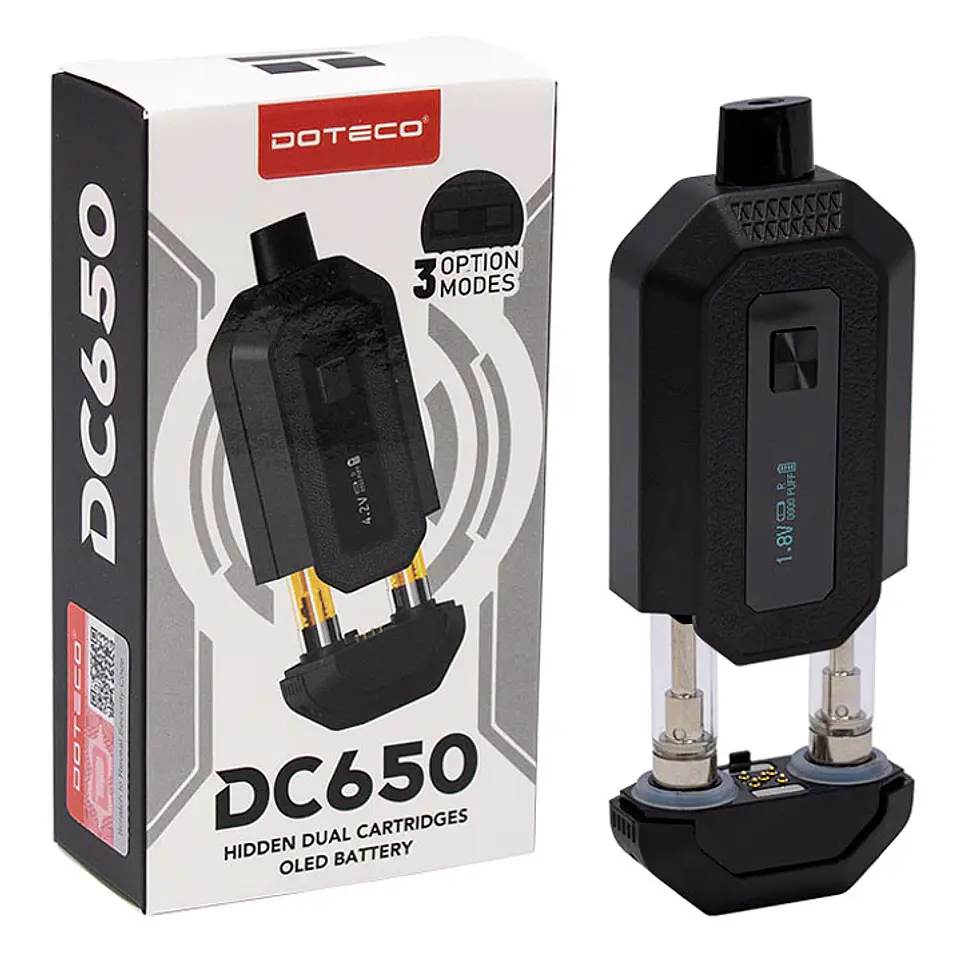 Vaporizador Incognito Doble Para Cartridges Doteco Dc650 1