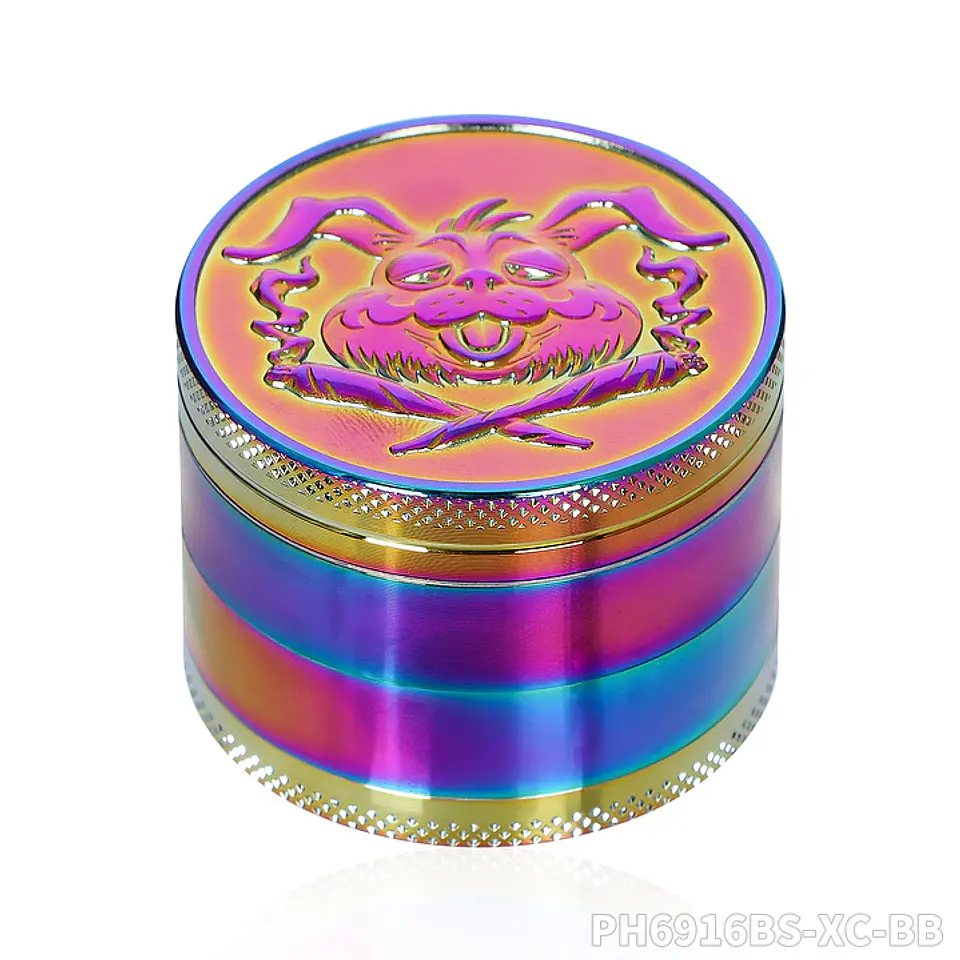 Grinder de Metal Baked Bunny Tornasol 4 Pisos (50mm) 1