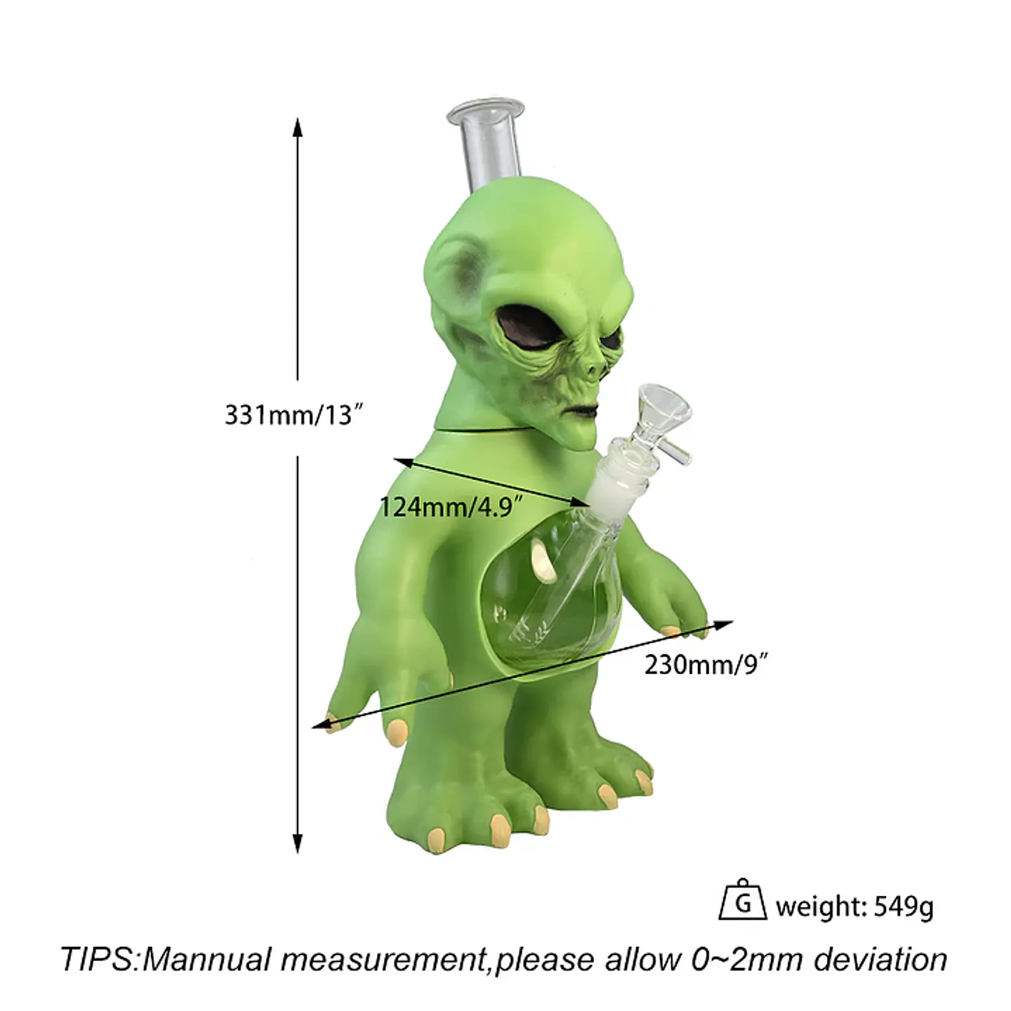 Alien Bong Pyrex - Diseño Escultura 3