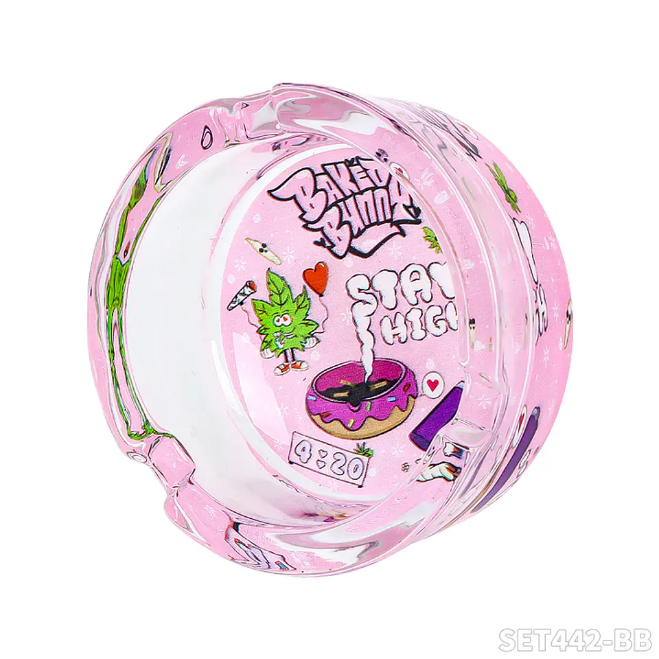 🐰🔥 Kit para Fumar Baked Bunny Full Set 9 Piezas– Bong + Grinder + Extras 8