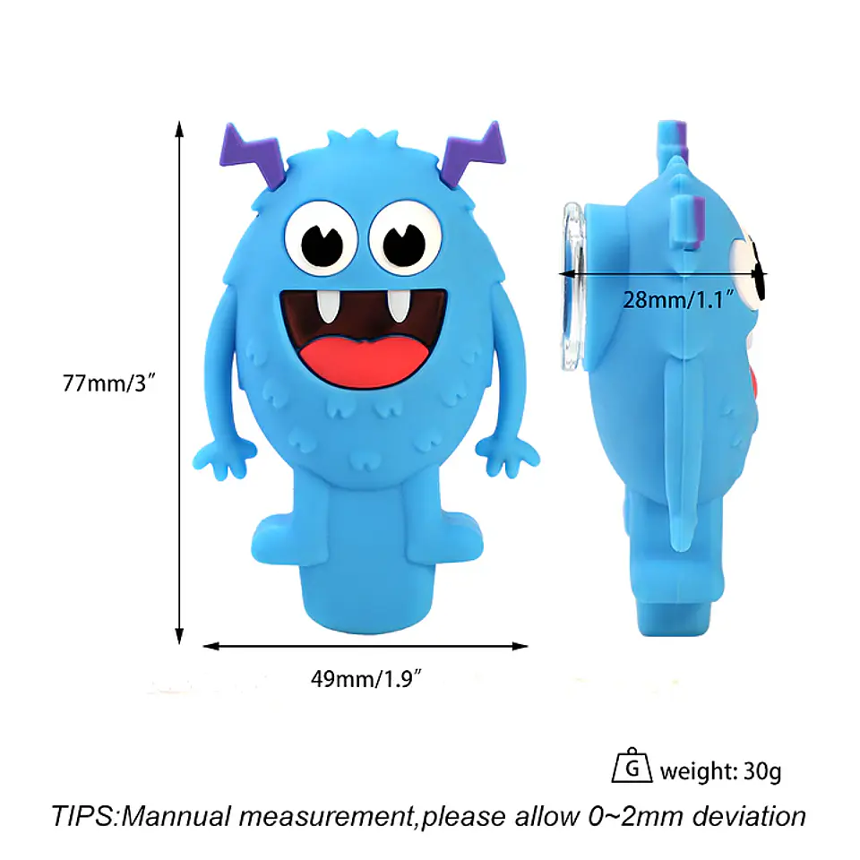 Pipa de Silicona Monster 3