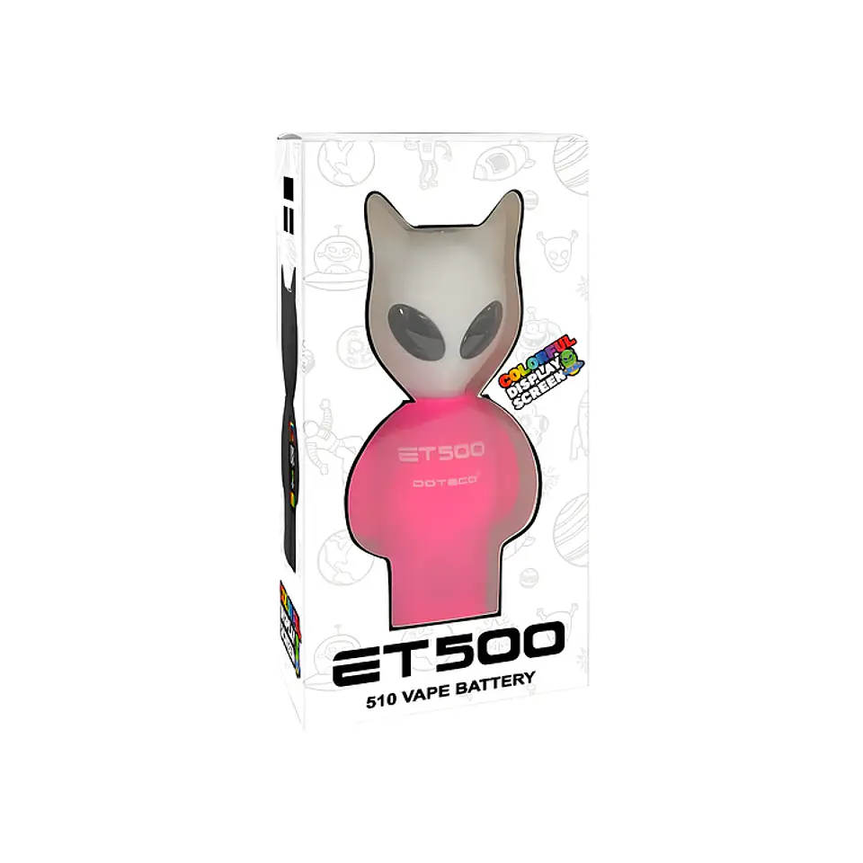Vaporizador Bateria Alien Doteco Et500 Para Cartridges 510 4