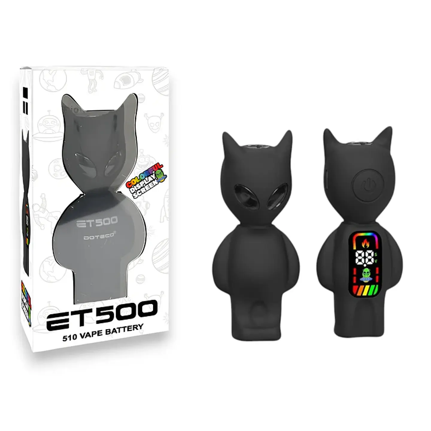 Vaporizador Bateria Alien Doteco Et500 Para Cartridges 510 5