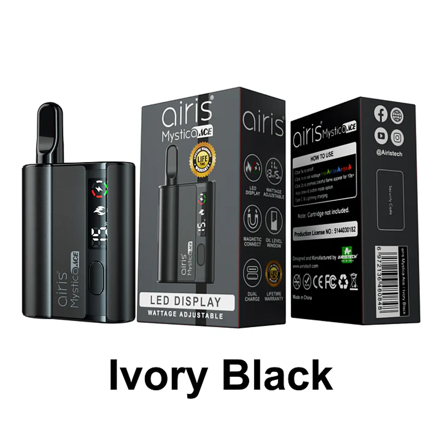 Vaporizador Bateria Airis Mystica Ace - Airistech 2