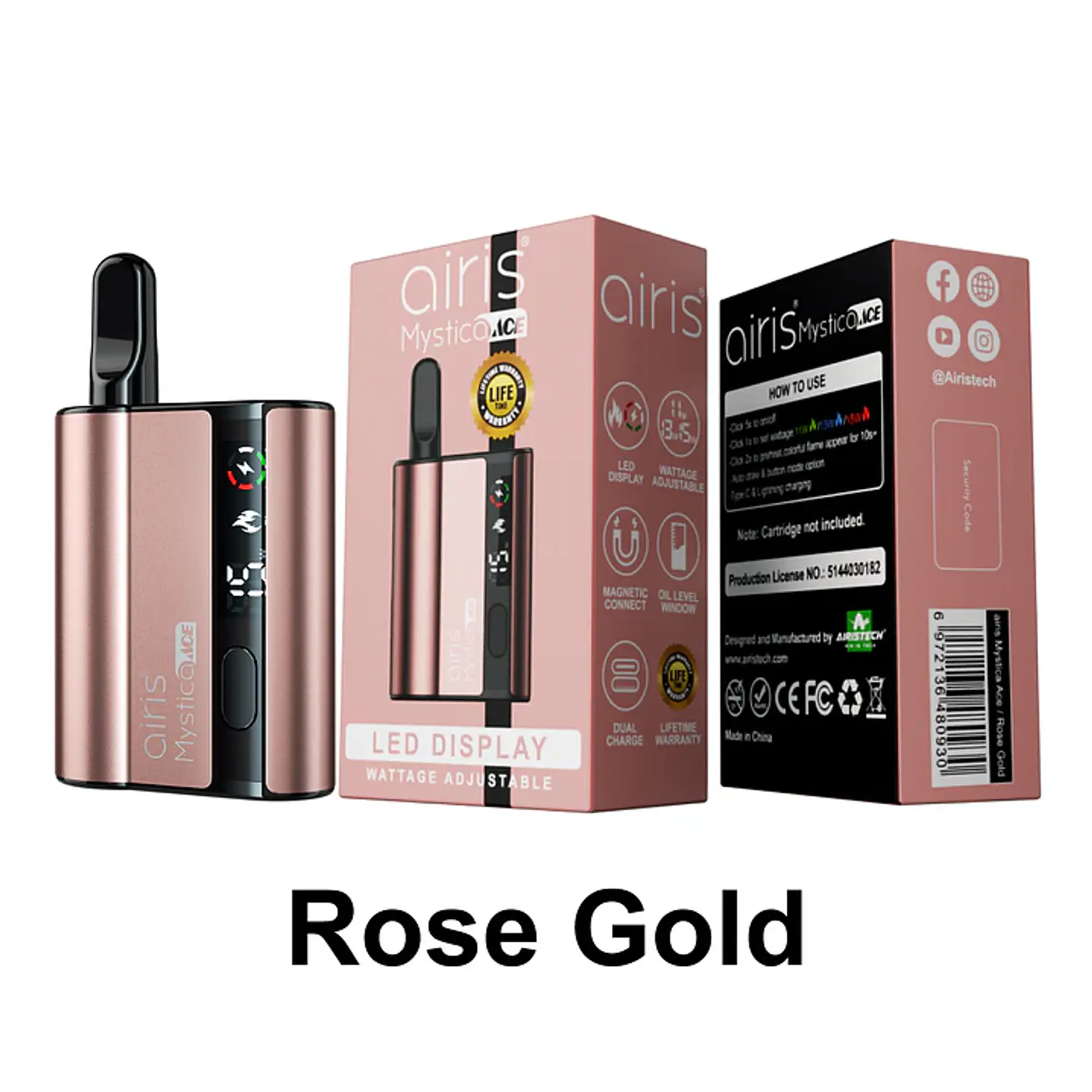 Vaporizador Bateria Airis Mystica Ace - Airistech 3
