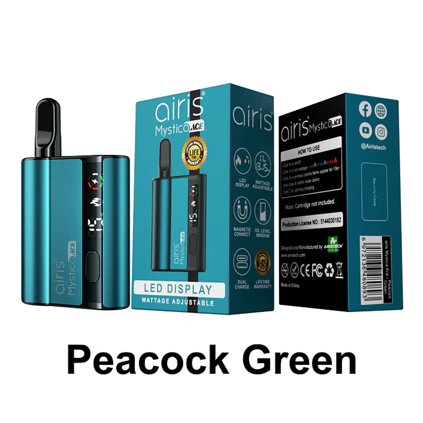 Vaporizador Bateria Airis Mystica Ace - Airistech 5
