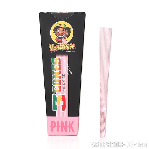 Conos Pre-rolados Honeypuff Pink - King Size Slim (Pack x3)