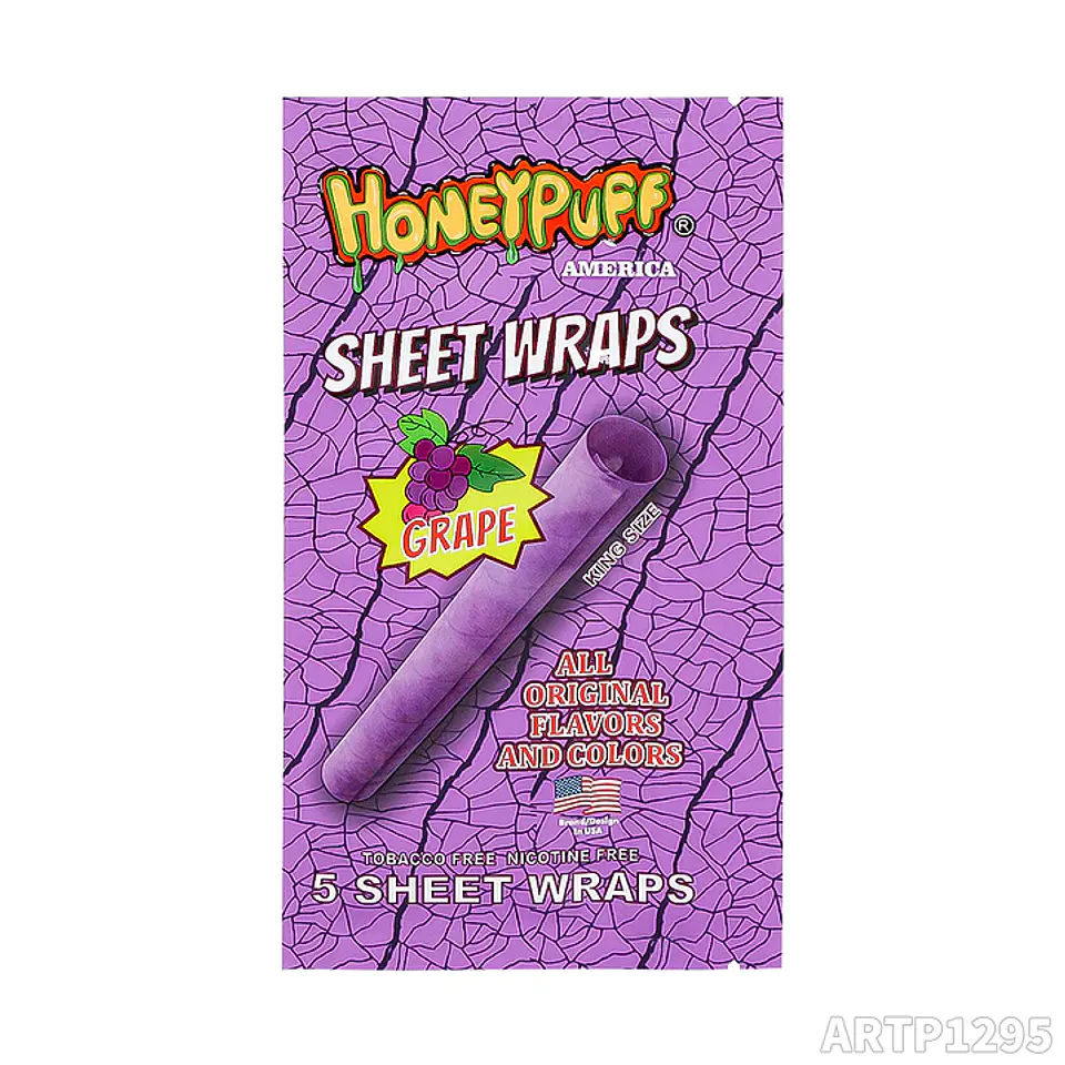 Honeypuff Sheet Wraps - Envoltorios de Cáñamo con Sabores (Pack x5) 2