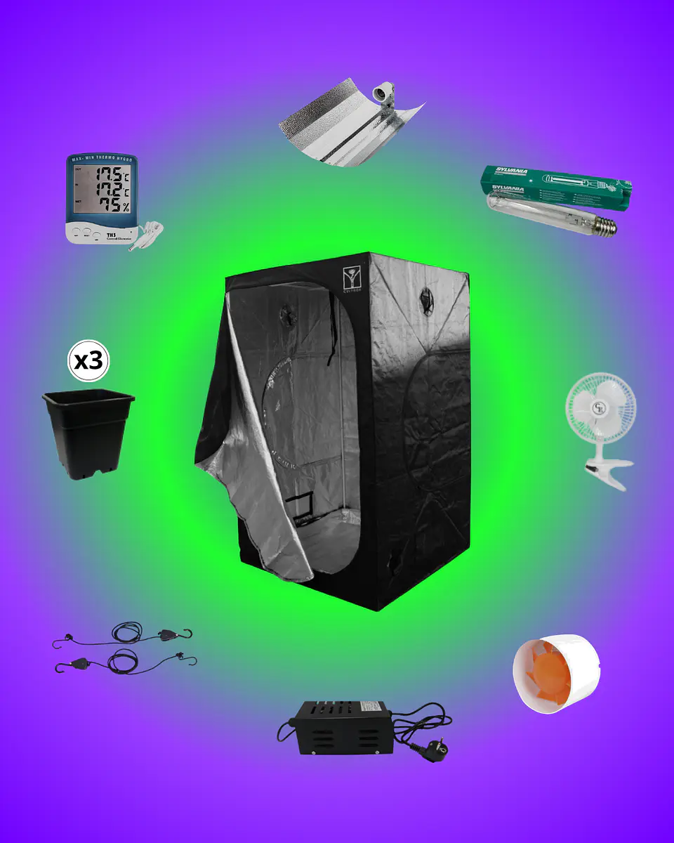 Kit Indoor Inicial 60x60 400W 🌱💡 1