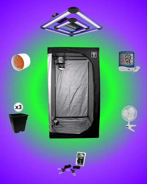 Kit Indoor LED 80x80 200W  🌱⚡