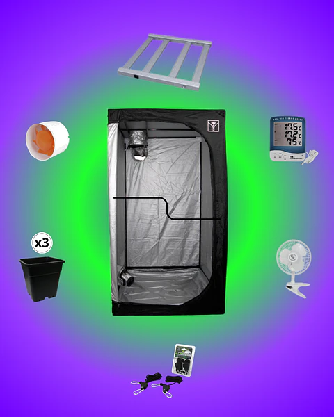 Kit Indoor Completo 80x80 Pro con LED QB 320W | Carpa de Cultivo Indoor 🌱💡
