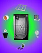Kit Indoor Completo 80x80 Pro con LED QB 320W | Carpa de Cultivo Indoor 🌱💡 - Miniatura 1