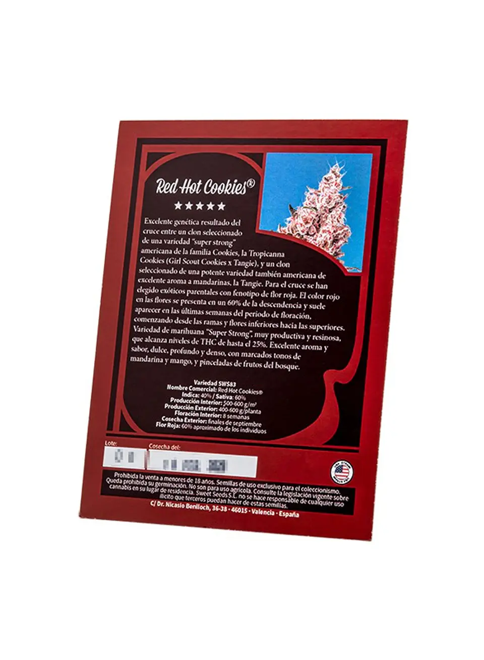 Red Hot Cookies Feminizada – Sweet Seeds 2