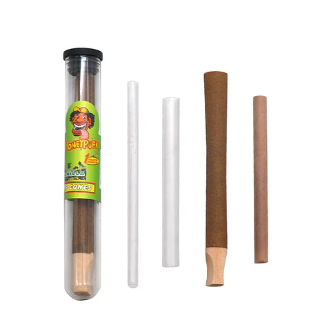 Cono Honey Puff Hemp Cone con Punta de Madera 98mm🌿
