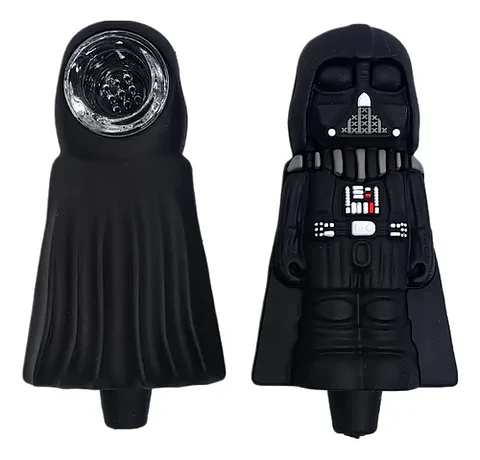 Pipa de Silicona Darth Vader Style con Bowl de Pyrex 