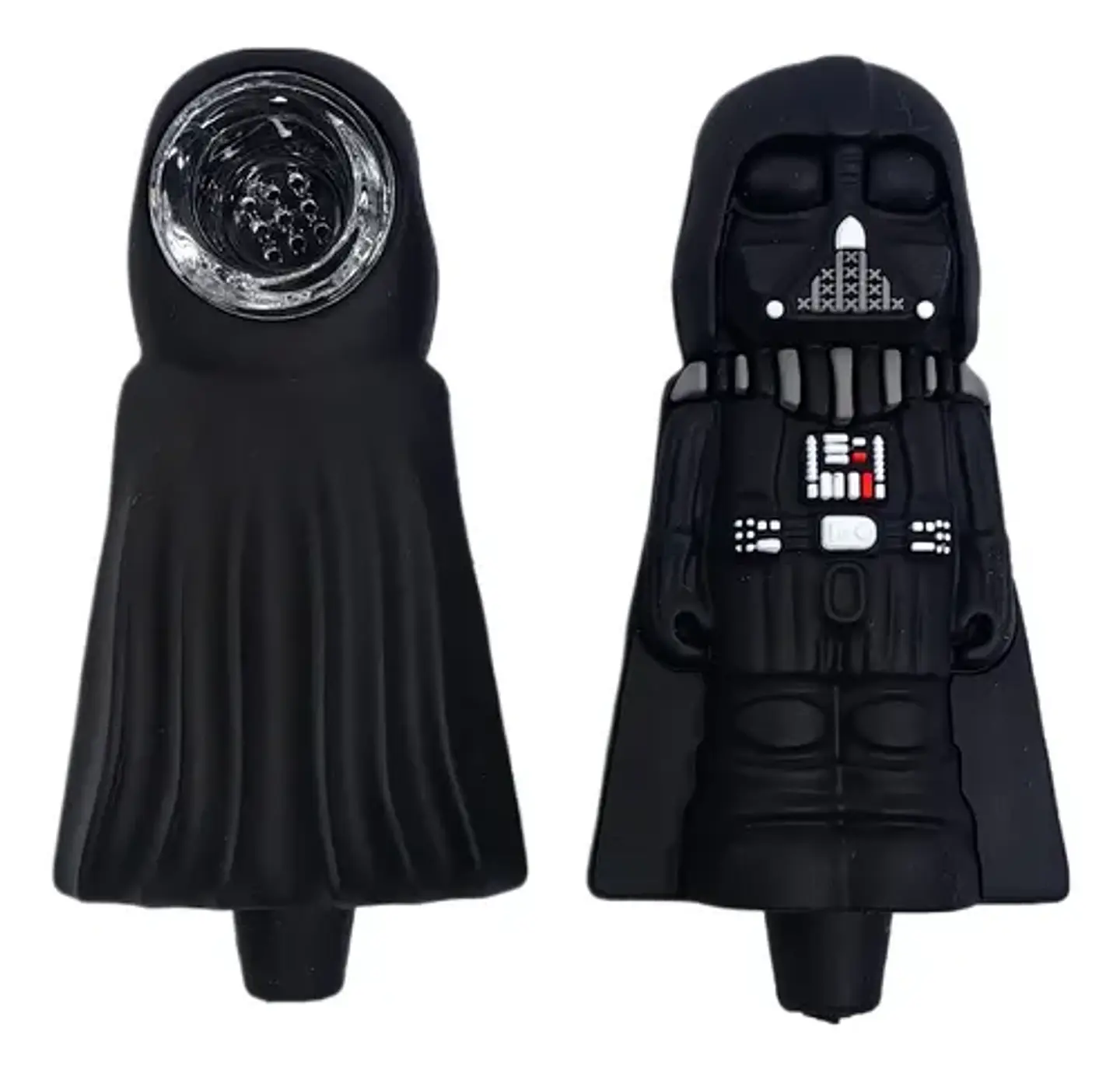 Pipa de Silicona Darth Vader Style con Bowl de Pyrex  1