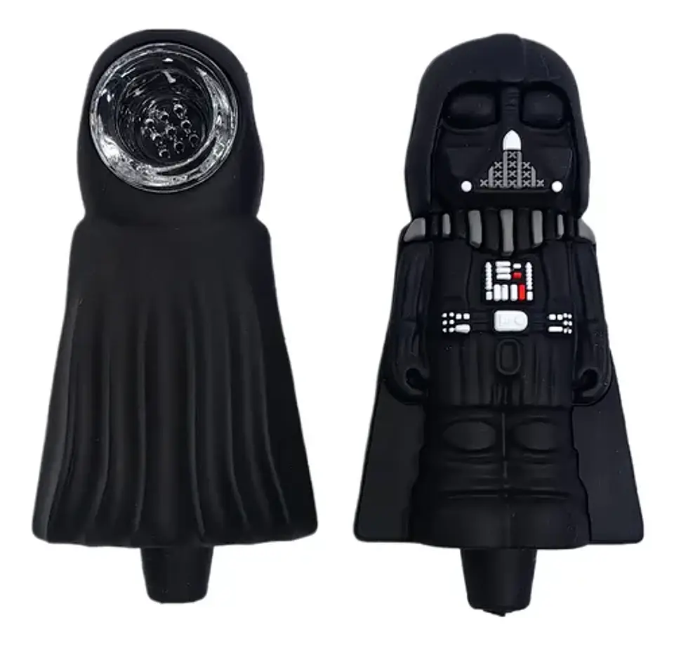 Pipa de Silicona Darth Vader Style con Bowl de Pyrex  1