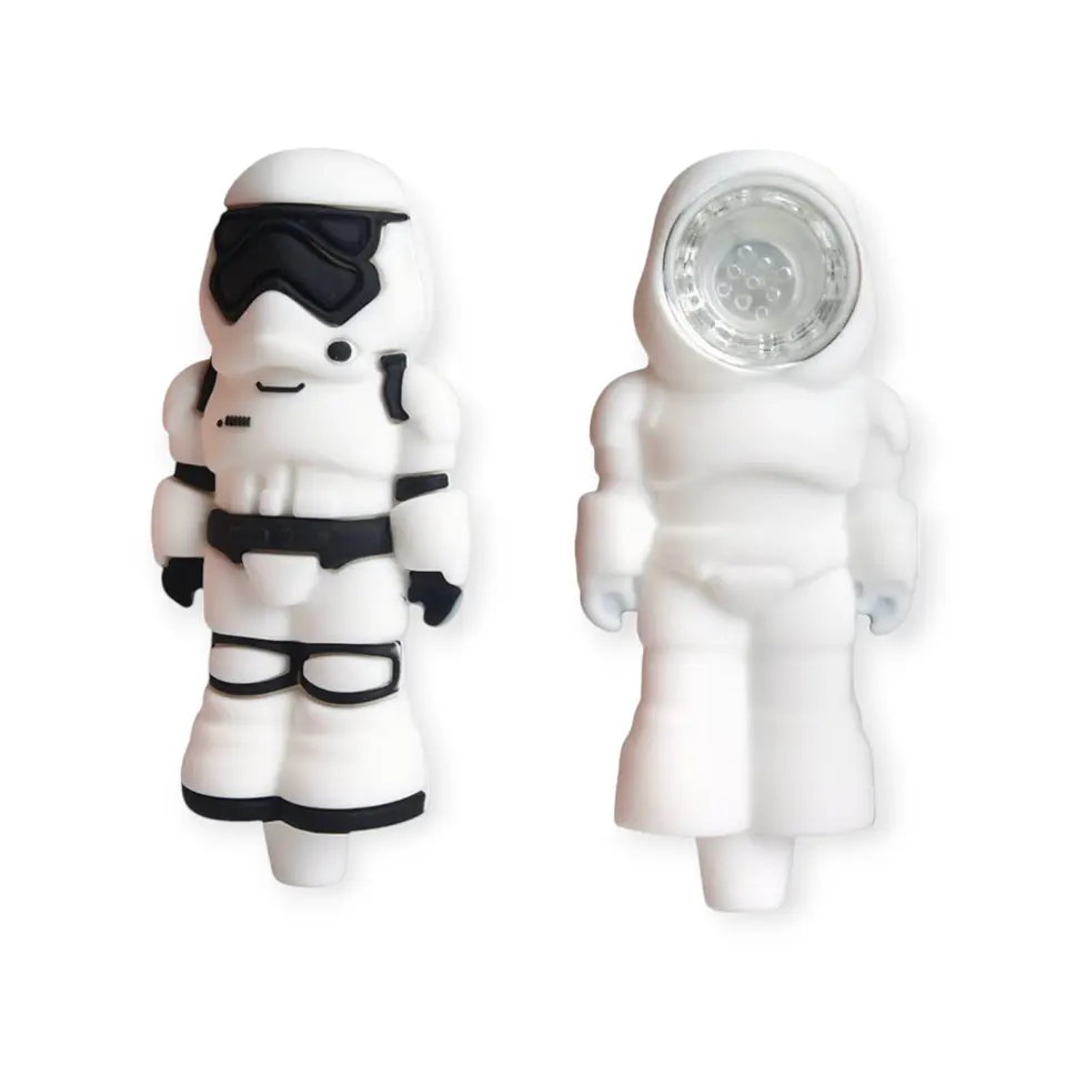Pipa de Silicona Galactic White 1