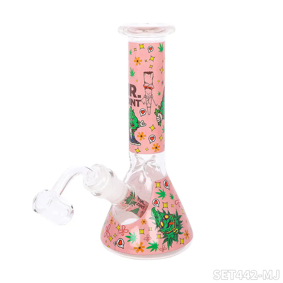 🟢 Full Smoking Set Mr. Joint Pink Edition – Kit Fumador Premium 10 Piezas Chile 2