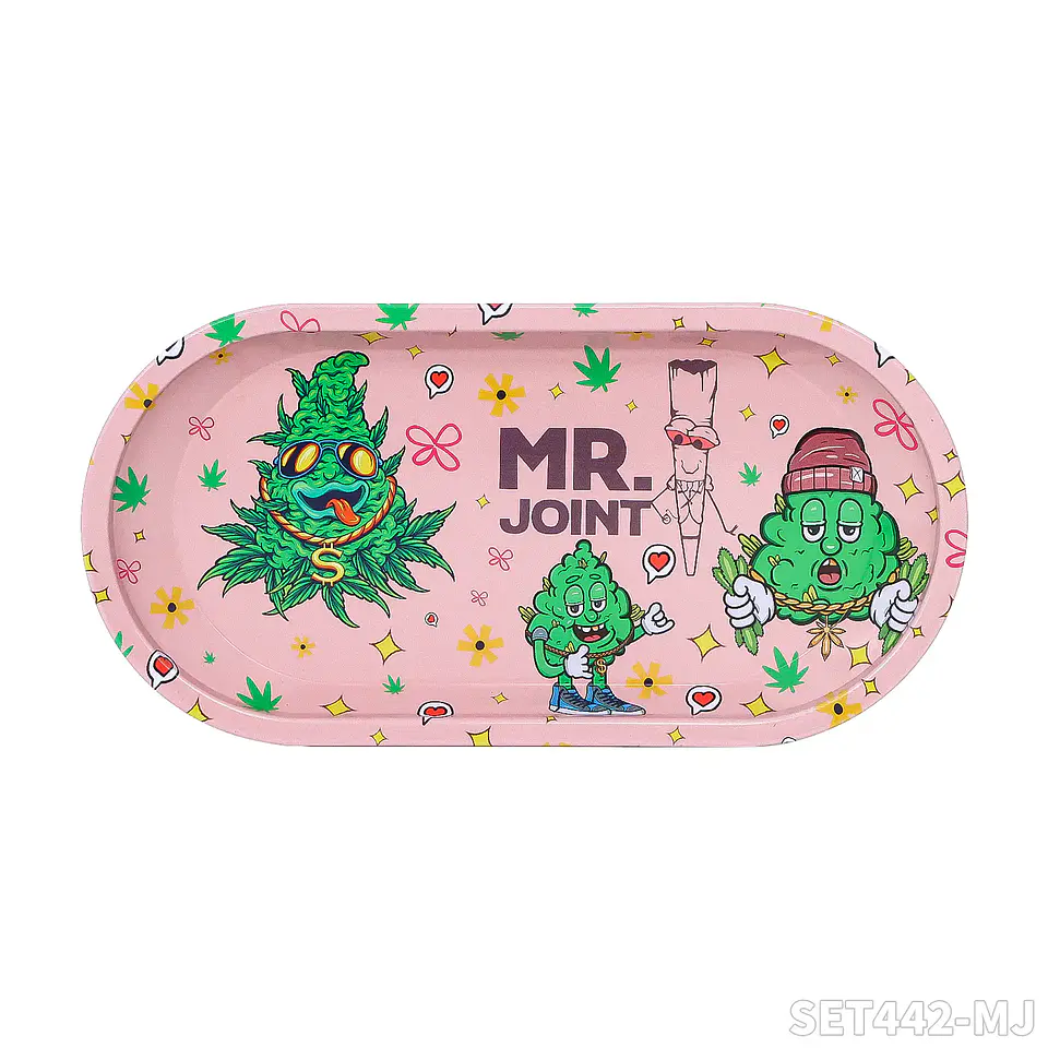 🟢 Full Smoking Set Mr. Joint Pink Edition – Kit Fumador Premium 10 Piezas Chile 5