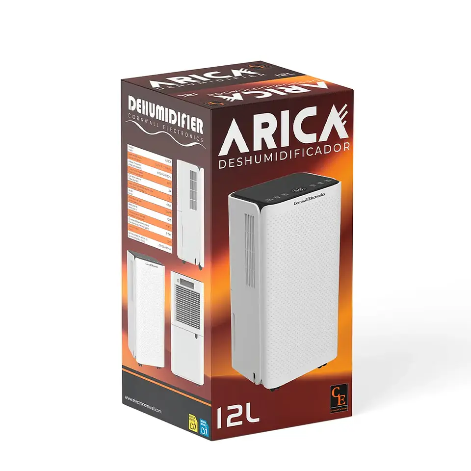 CORNWALL ELECTRONICS - DESHUMIDIFICADOR ARICA 12L/DÍA 6