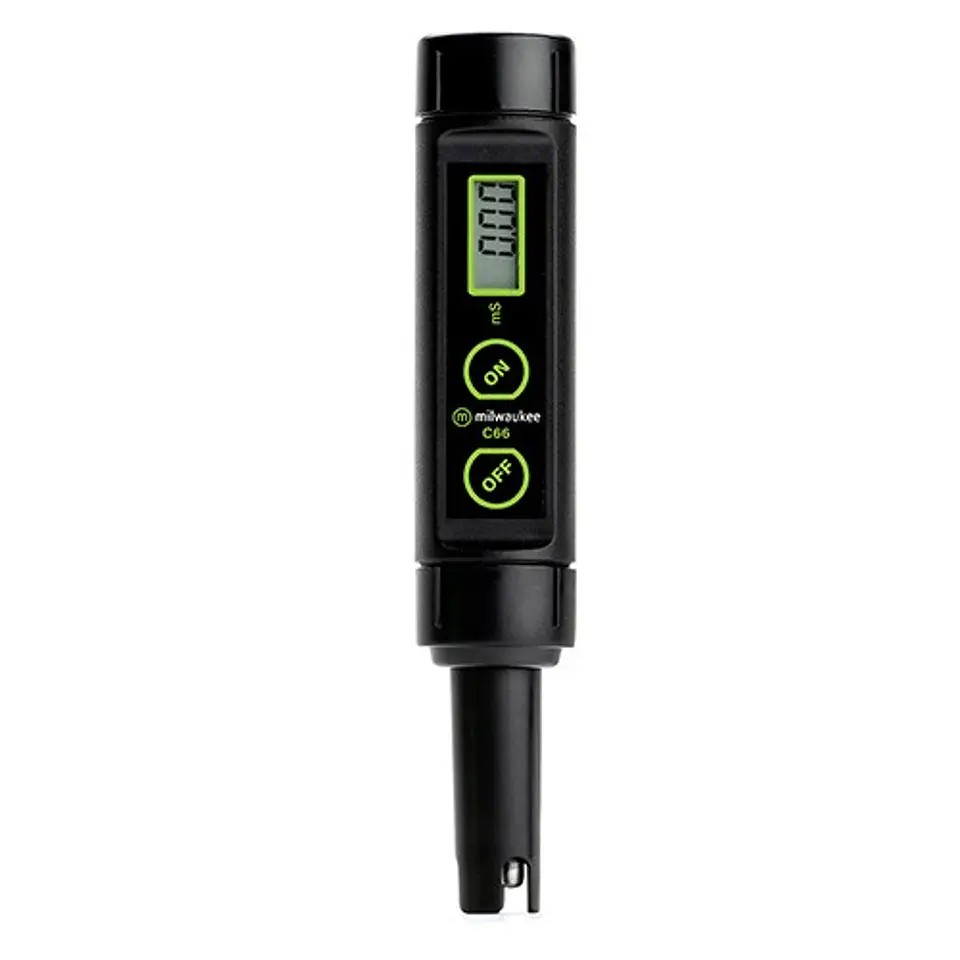 Medidor EC Sharp Milwaukee C66 Waterproof 💧🧪 3
