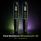 Pack Medidores Milwaukee pH + EC Waterproof – PH51 + C66  - Miniatura 1