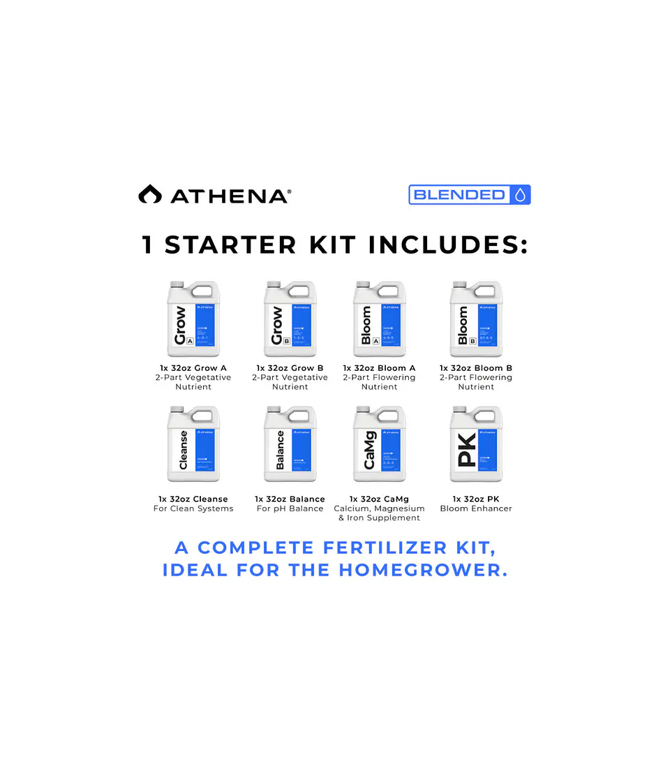 Athena Blended Line Trial Starter Kit 32 oz – Kit Completo de Fertilizantes 1