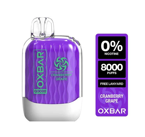 OXBAR Zero 8000 Puffs – Sin Nicotina