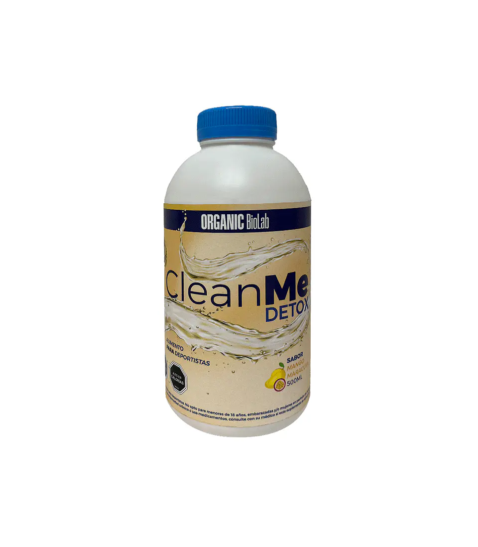 CLEANME DETOX MANGO MARACUYA 500ML ORGANIC BIOLAB 1