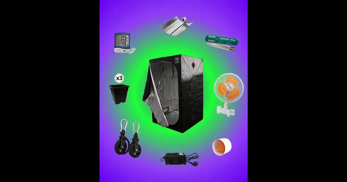 Kit Indoor Inicial 60x60 400W 🌱💡 1