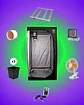 Kit Cultivo Indoor Completo 80x80 | LED QB 320W  - Miniatura 1