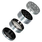 Moledor diseño Gorilla Money 50 mm 4 pisos plateado - Miniatura 2