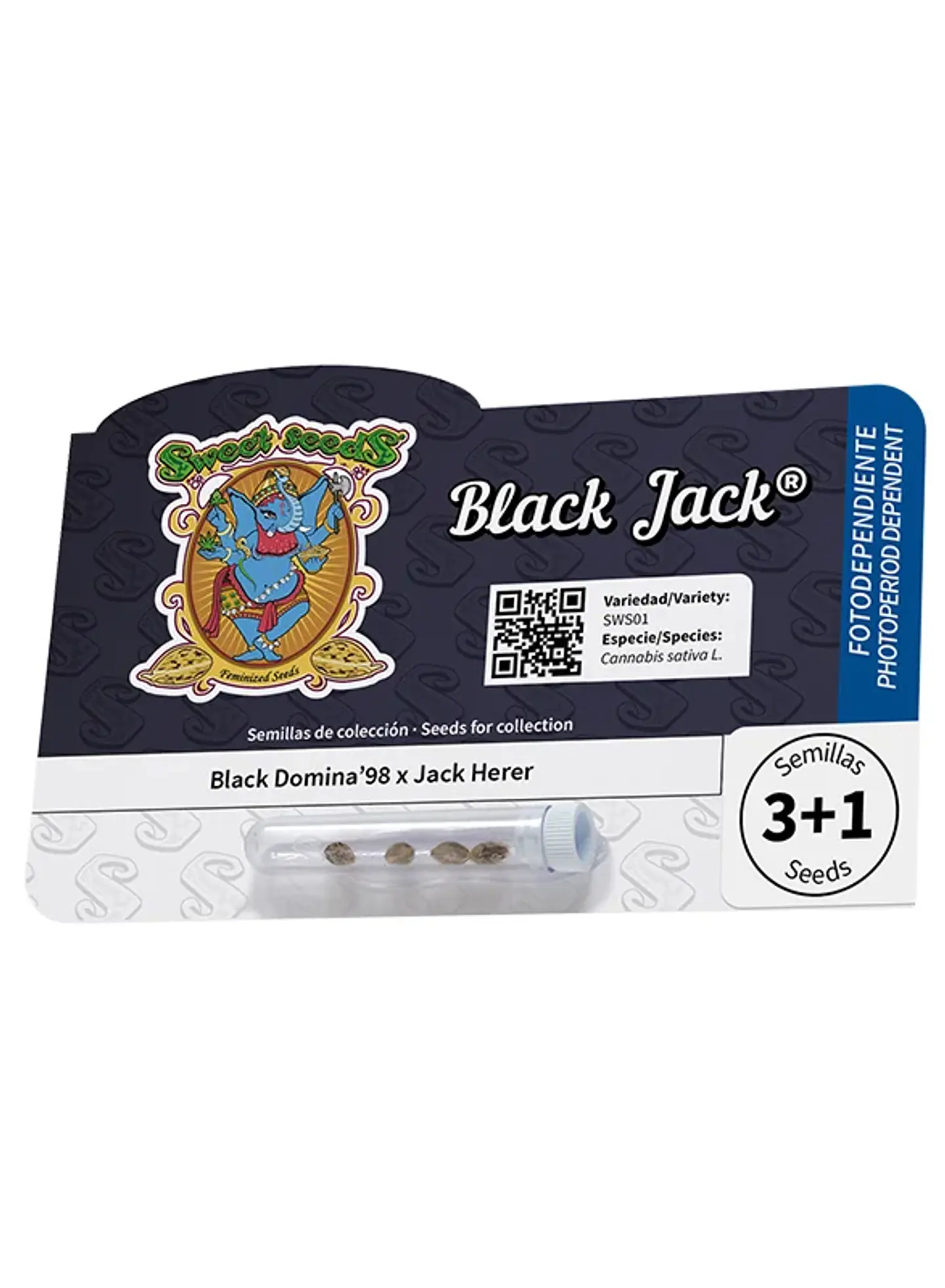 Black Jack Feminizada 3+1 – Sweet Seeds 2