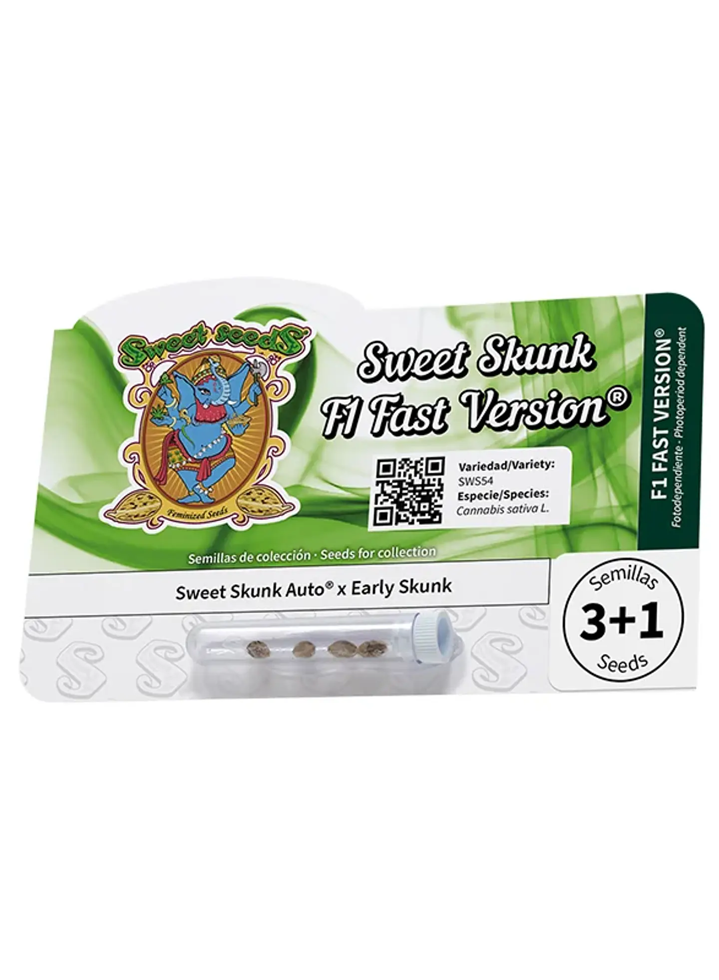 Sweet Skunk F1 Fast Version Feminizada 3+1 – Sweet Seeds 2
