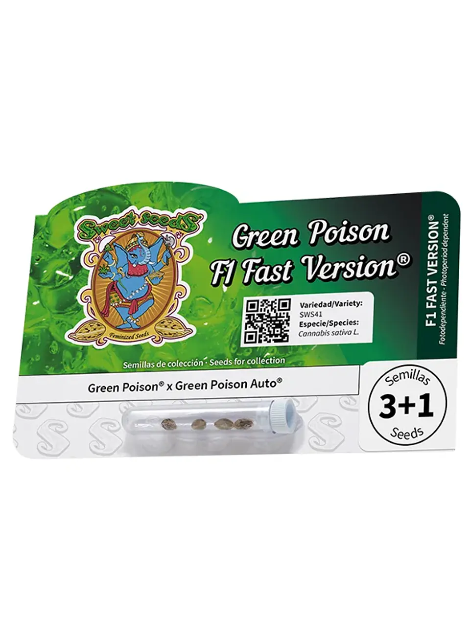 Green Poison F1 Fast Version Feminizada 3+1 – Sweet Seeds 2