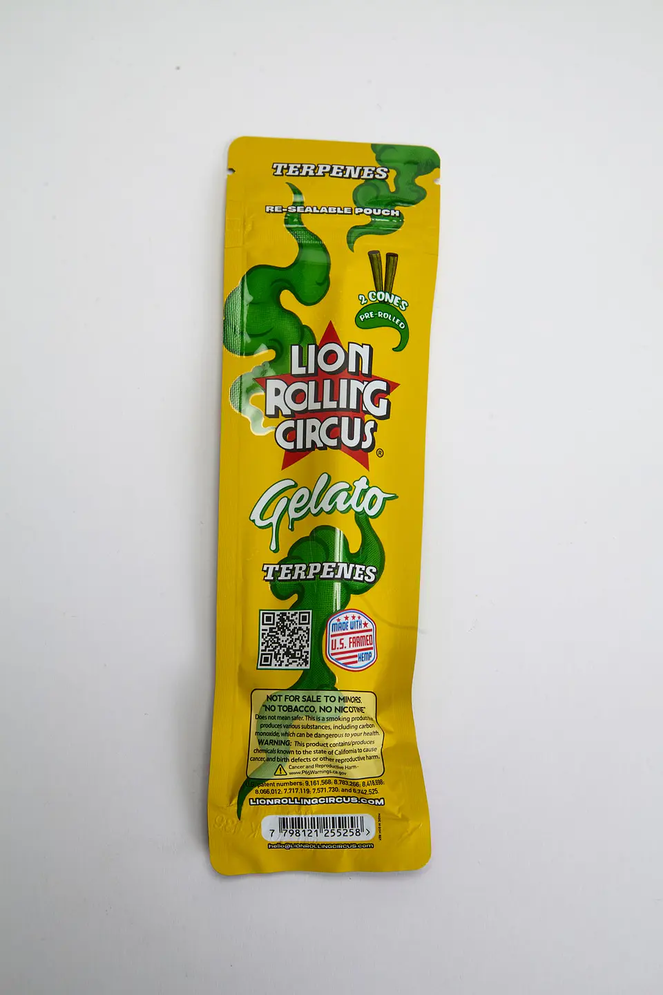 Conos de Hemp con Terpenos Gelato - Lion Rolling Circus (LRC) x2 2