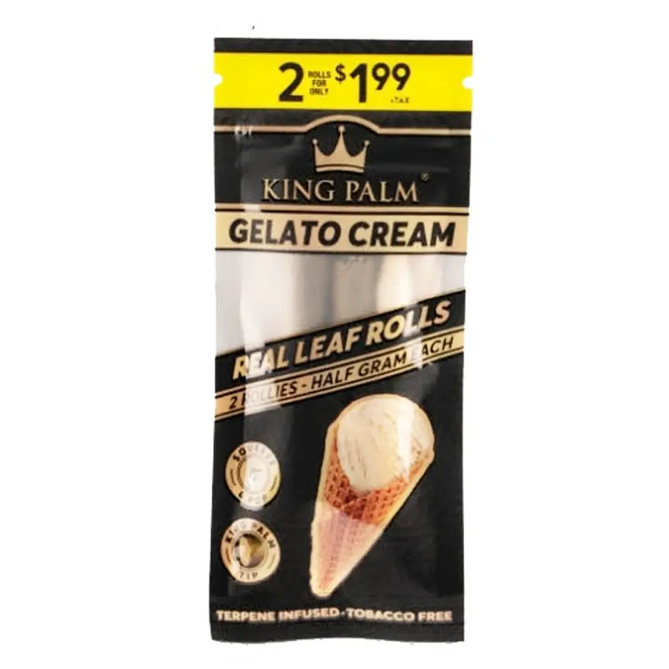 King Palm Rollie 0.5g Blunt de Hoja de Palma x2 - Sabores 4